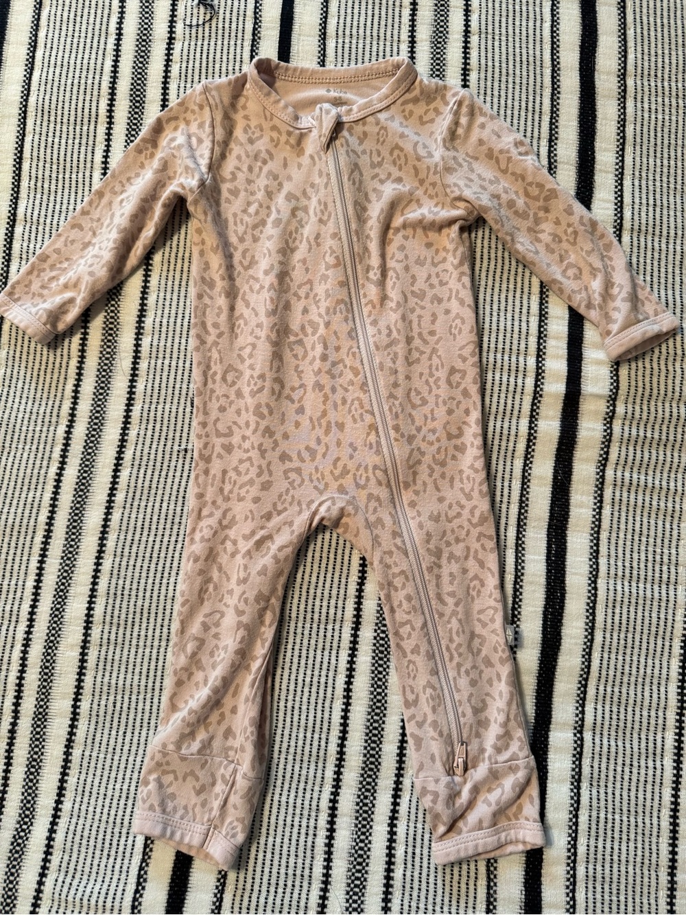 Pink Cheetah Kyte Baby Romper